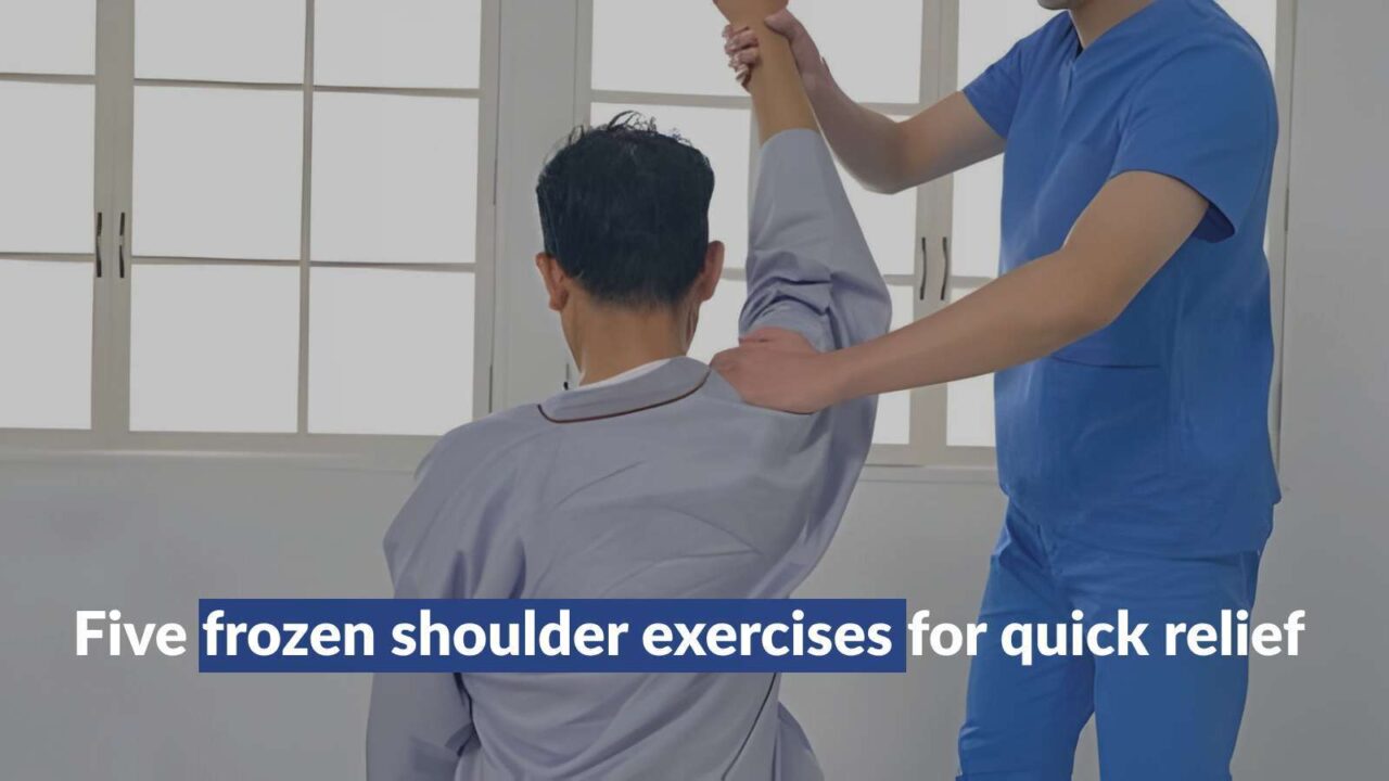 Five frozen shoulder exercises for quick relief - Osteopath Sydney